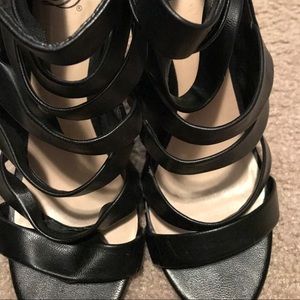 Black Strappy Heels